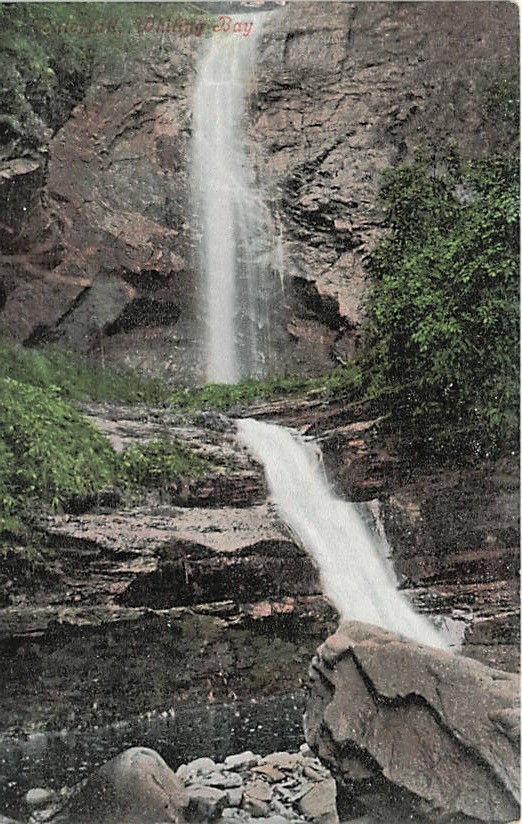 Postcard Scotland: Waterfall, Whiting Bay, Scotland DB