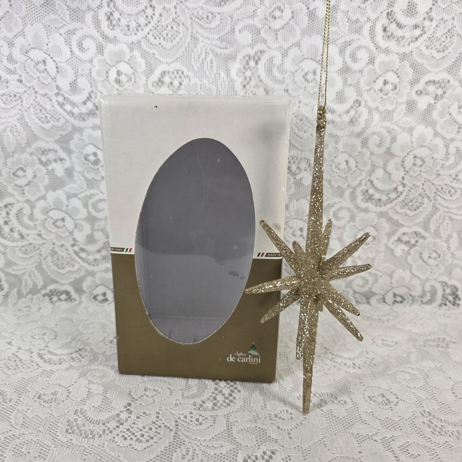 Soffieria De Carlini Neiman Marcus Christmas Glass Ornament Star Made In Italy Soffieria De Carlini Neiman Marcus Christmas Glass Ornament Star Made In Italy