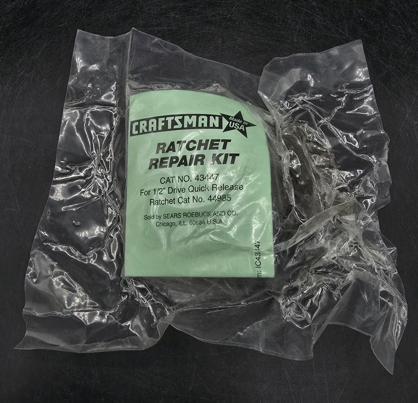 Sears Craftsman USA Nos 1/2” Drive Ratchet Repair Kit 43447 For 44985 44975 Quik