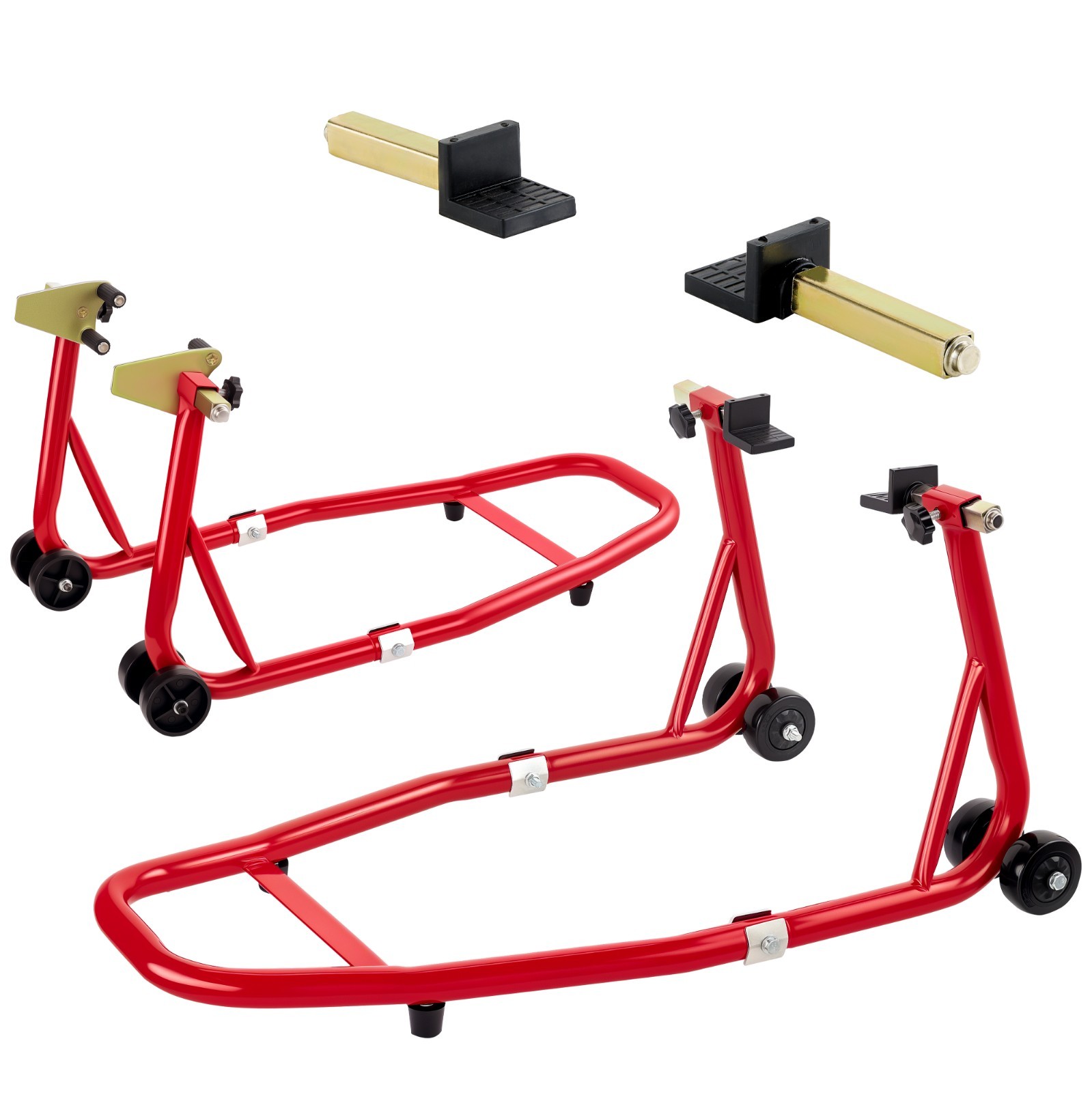 Universal Motorcycle lifting Stands, 900 Lbs Capacity Front & Rear Wheels Lift