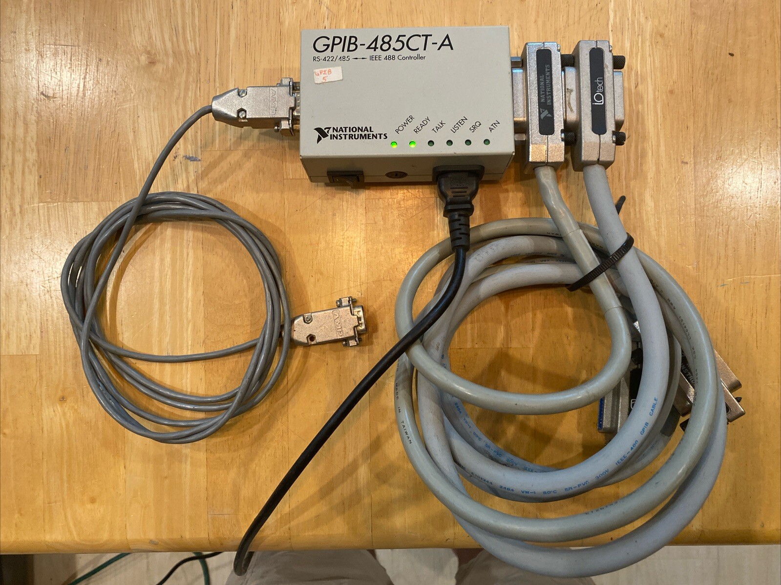 NATIONAL INSTRUMENTS NI CTLRGPIB-485CT-A / 182535D-02 Module w Cords NATIONAL INSTRUMENTS NI CTLRGPIB-485CT-A / 182535D-02 Module w Cords