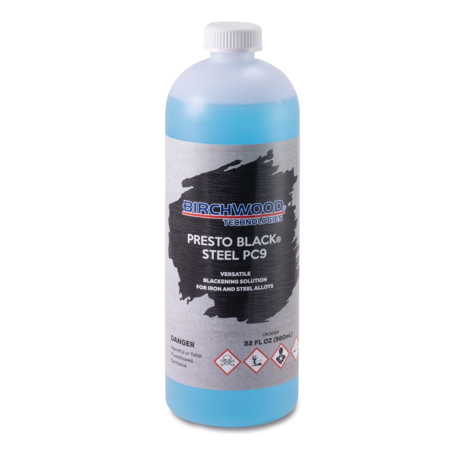 Birchwood Presto Black Steel PC9 Blackening Solution for Iron Steel 32 Fl Oz Birchwood Presto Black Steel PC9 Blackening Solution for Iron Steel 32 Fl Oz
