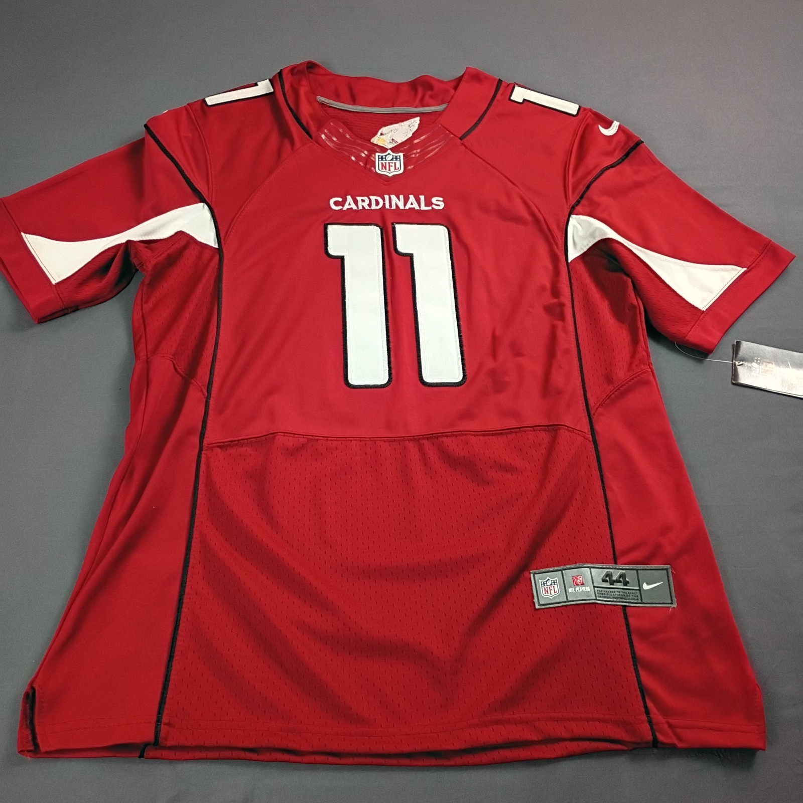 Nike Mens Arizona Cardinals Larry Fitzgerald #11 On Field NFL Jersey Size 44 Red