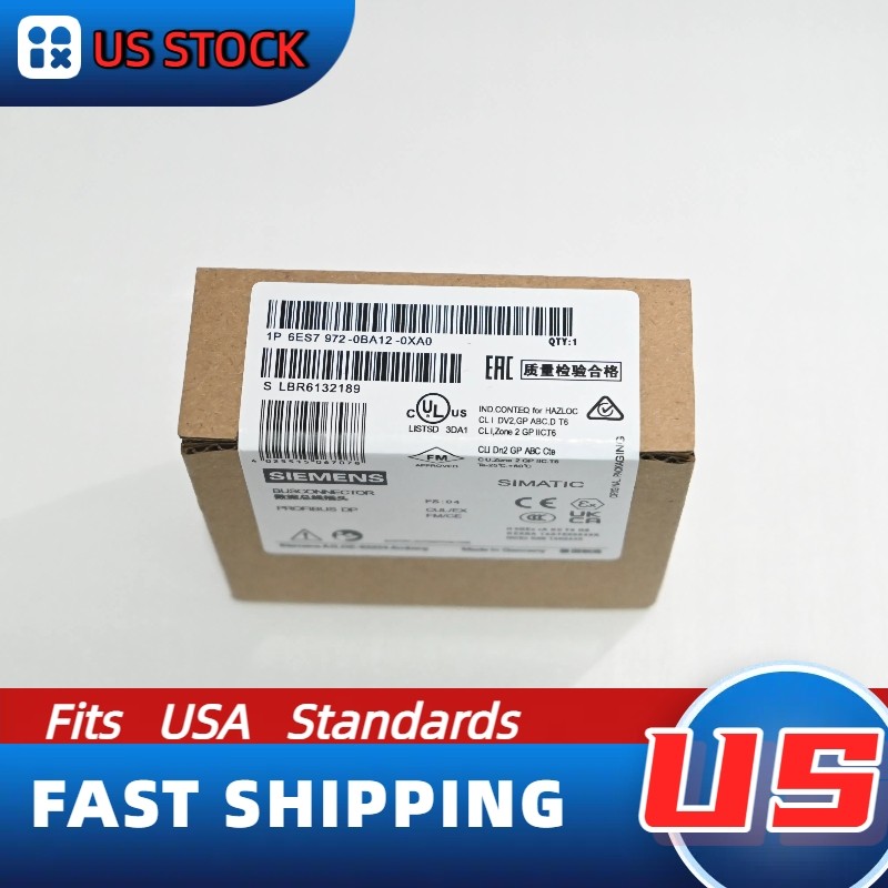 1PC Siemens 6ES7972-0BA12-0XA0 1PC New Sealed 9-Pin Connector US STOCK In Texas