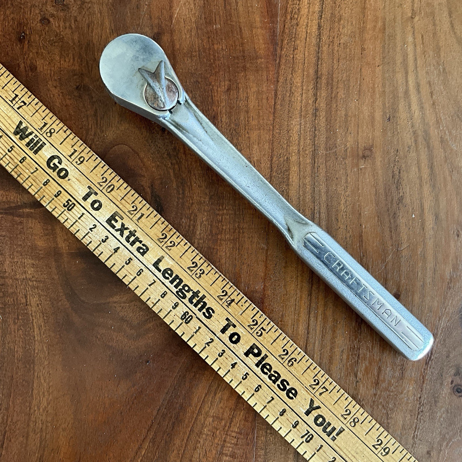 Vintage Craftsman =V= Series 1/2” Drive Flying V Ratchet w/Oil Port No PN