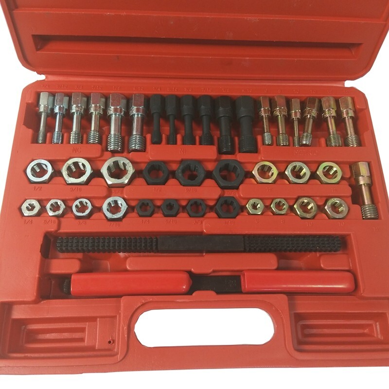 42 Pieces  Fractional and Metric Threading Tools Repair Tool