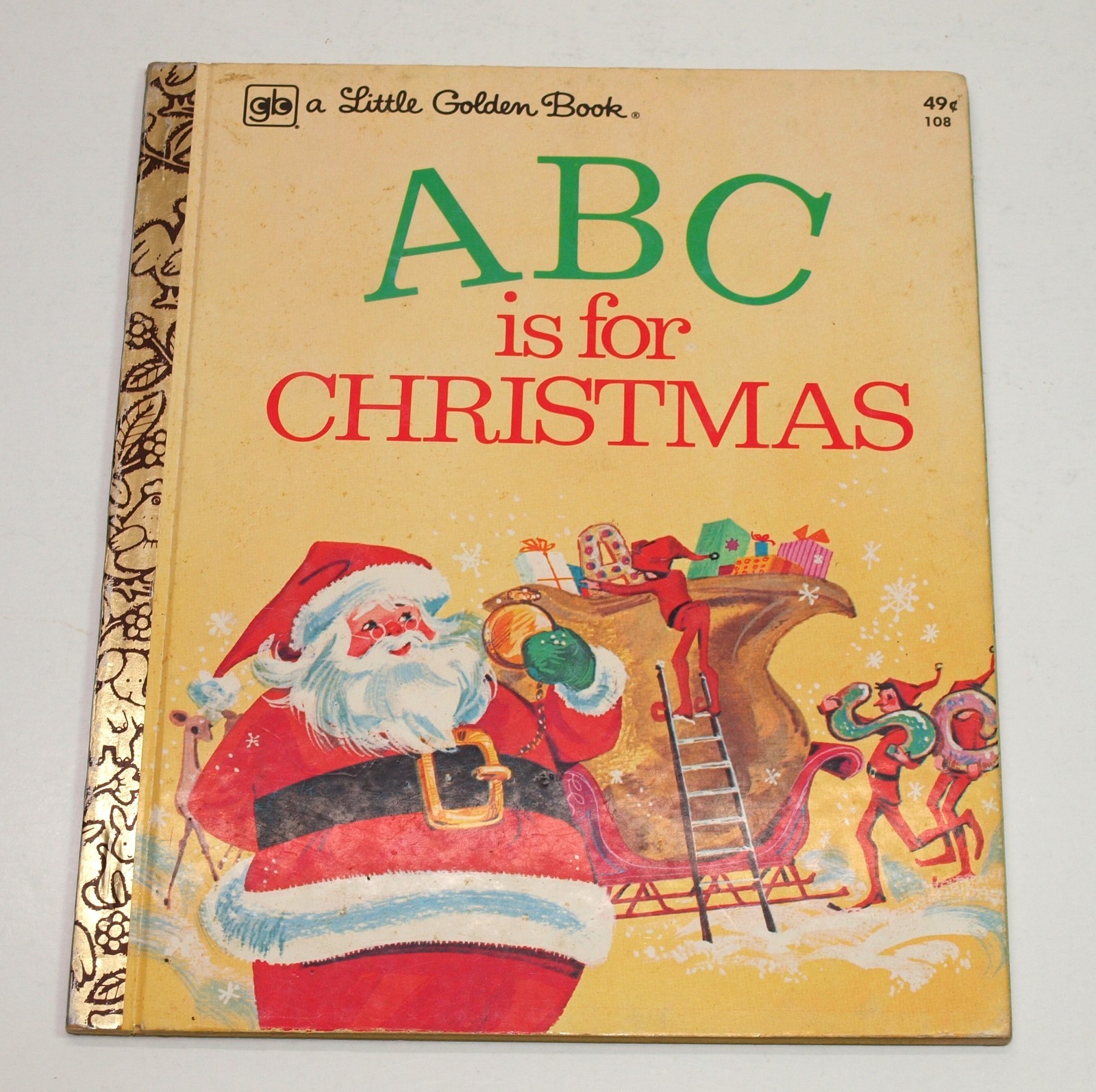 Vintage 1974 ABC IS FOR CHRISTMAS Little Golden Book * Clean Original Copy Vintage 1974 ABC IS FOR CHRISTMAS Little Golden Book * Clean Original Copy