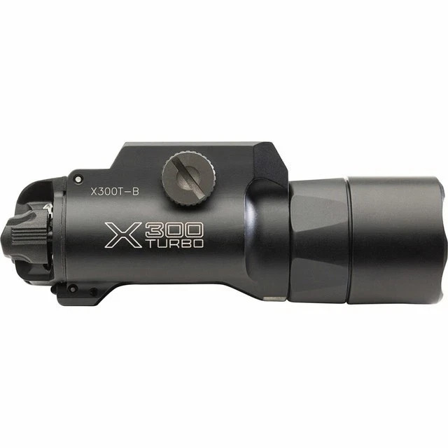SureFire X300 Turbo 500 LU WeaponLight, Pick Mount, 66,000 Candela (X300T-B)
