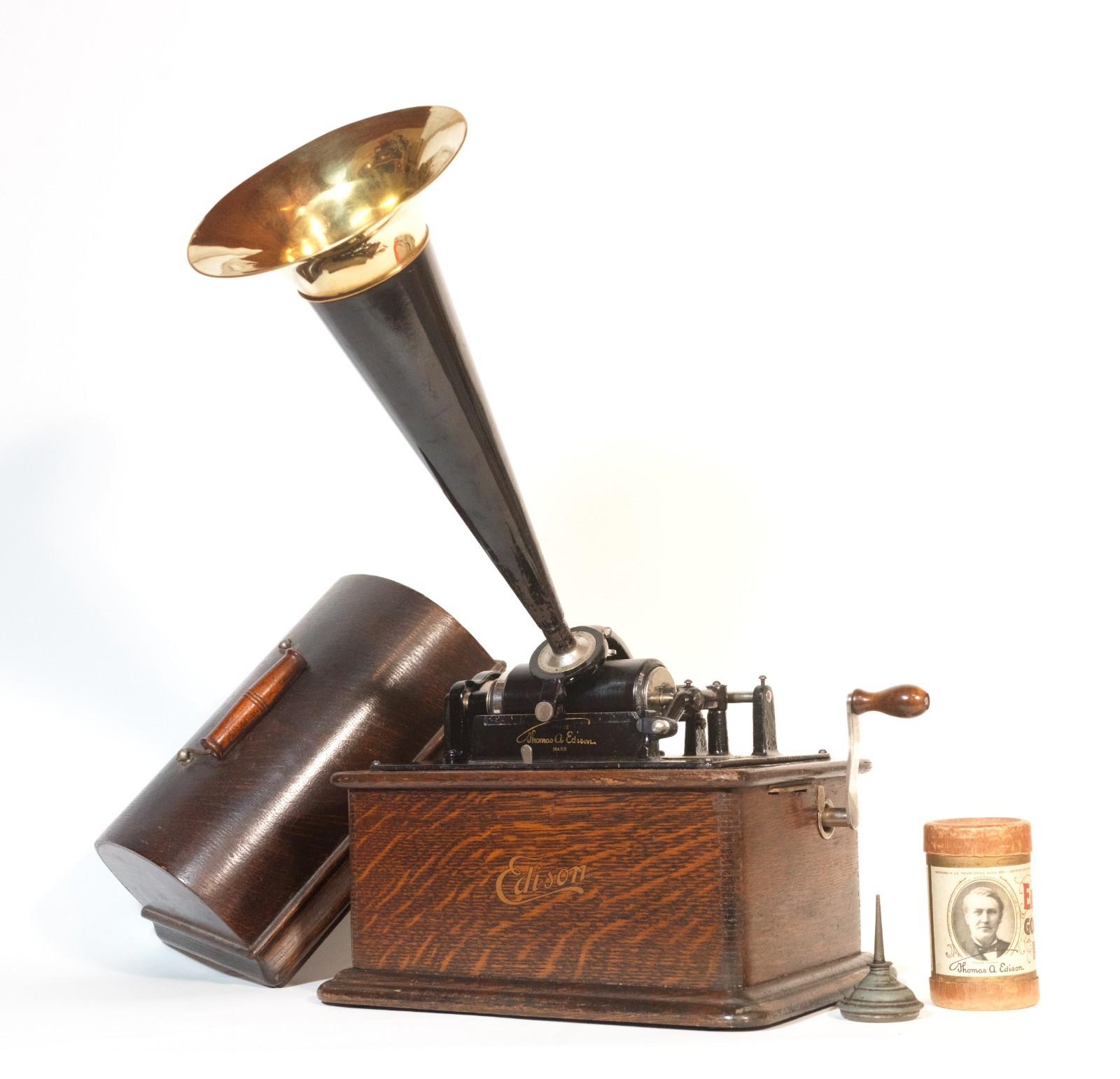 1907 Edison Standard Phonograph * No Replica Parts * Plays Great * Video