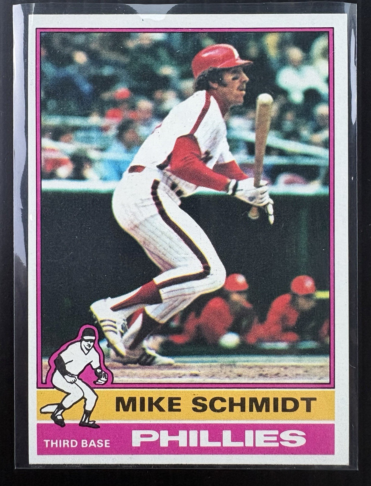 VINTAGE 1976 Topps Mike Schmidt #480 Philadelphia Phillies VINTAGE 1976 Topps Mike Schmidt #480 Philadelphia Phillies