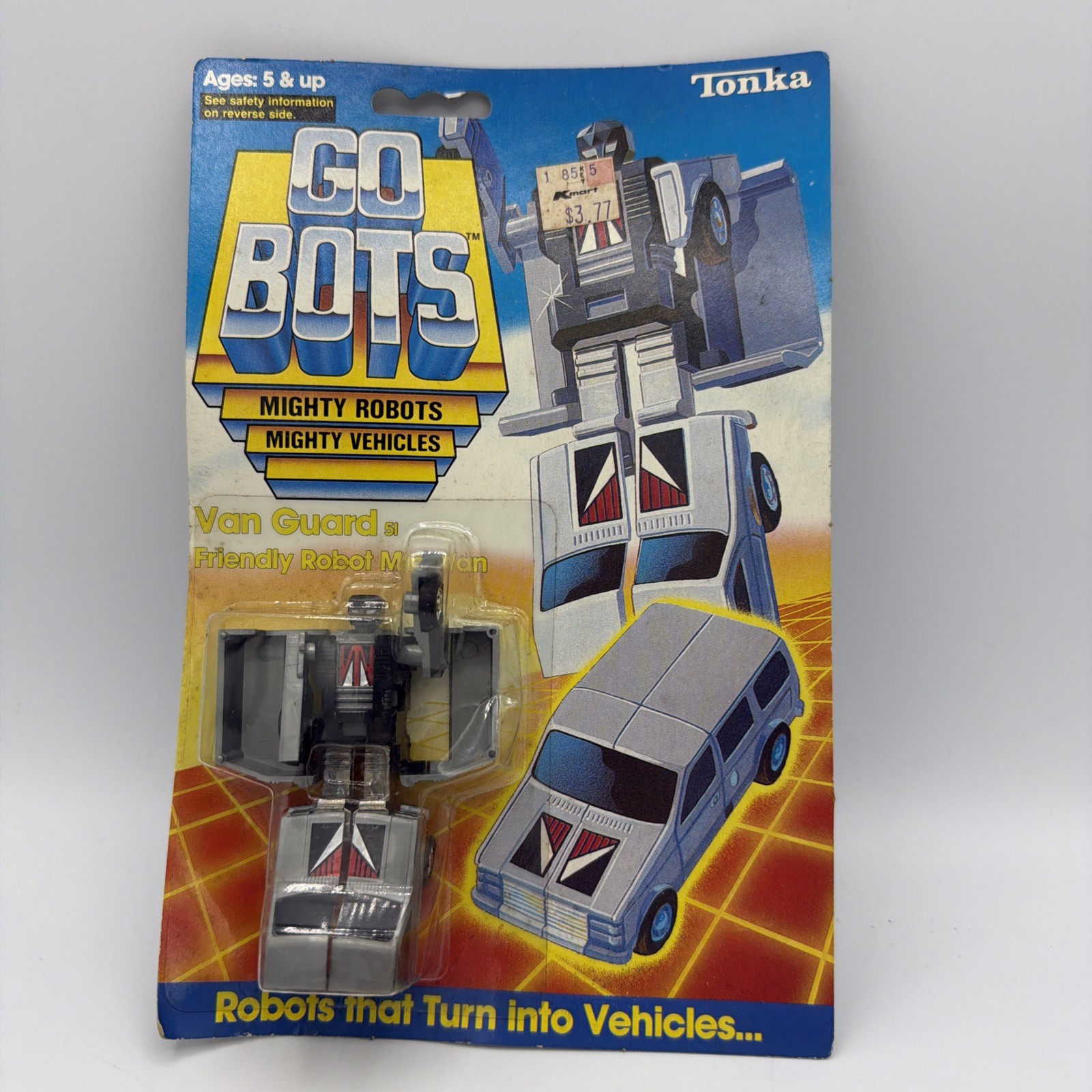 1984 Vintage Tonka Go Bots Van Guard 51 Friendly Robot Mini Van Series 2 NOS 1984 Vintage Tonka Go Bots Van Guard 51 Friendly Robot Mini Van Series 2 NOS