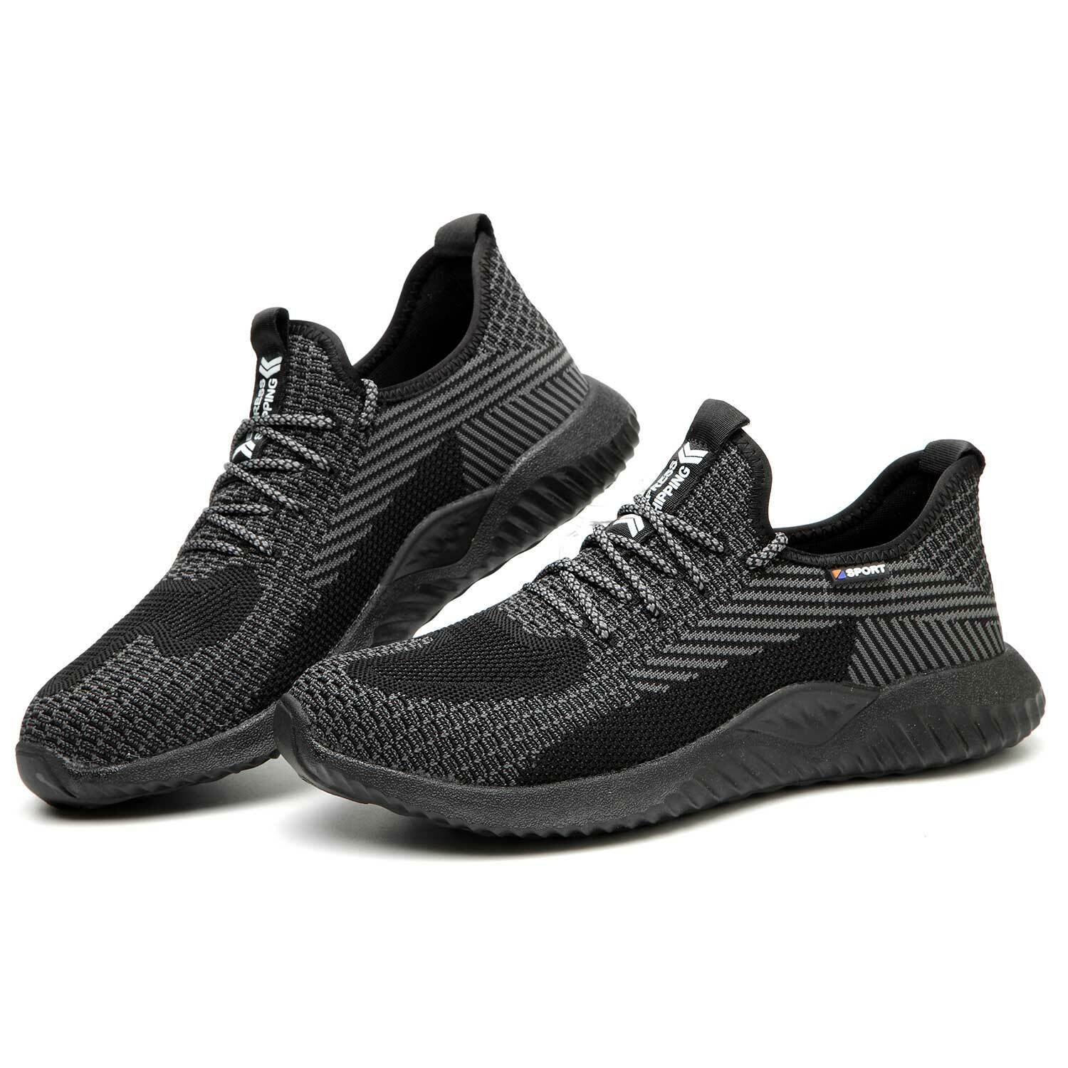 SUYSTEX Mens Safety Work Shoes Steel Toe Indestructible Outdoor Casual Sneaker SUYSTEX Mens Safety Work Shoes Steel Toe Indestructible Outdoor Casual Sneaker