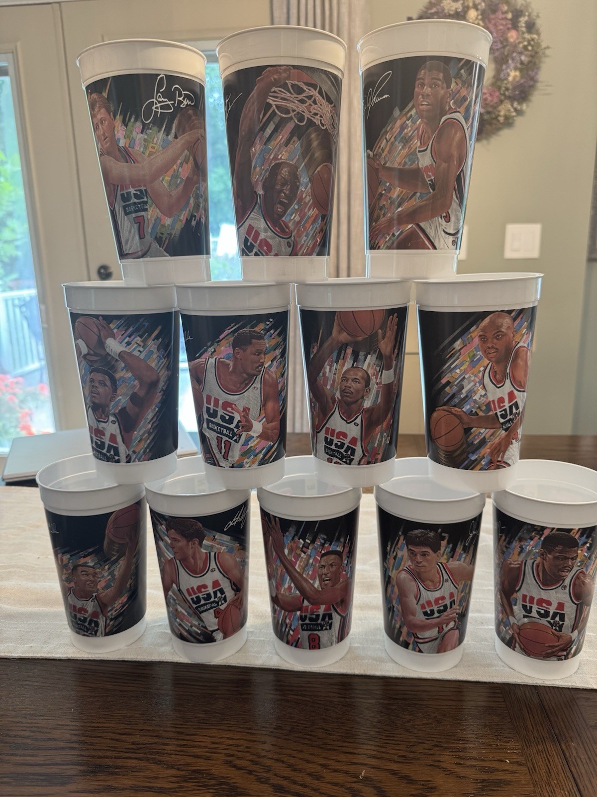 Dream Team 1992 Olympic Cups Barcelona Spain  Complete Set of 12 McDonald’s NEW