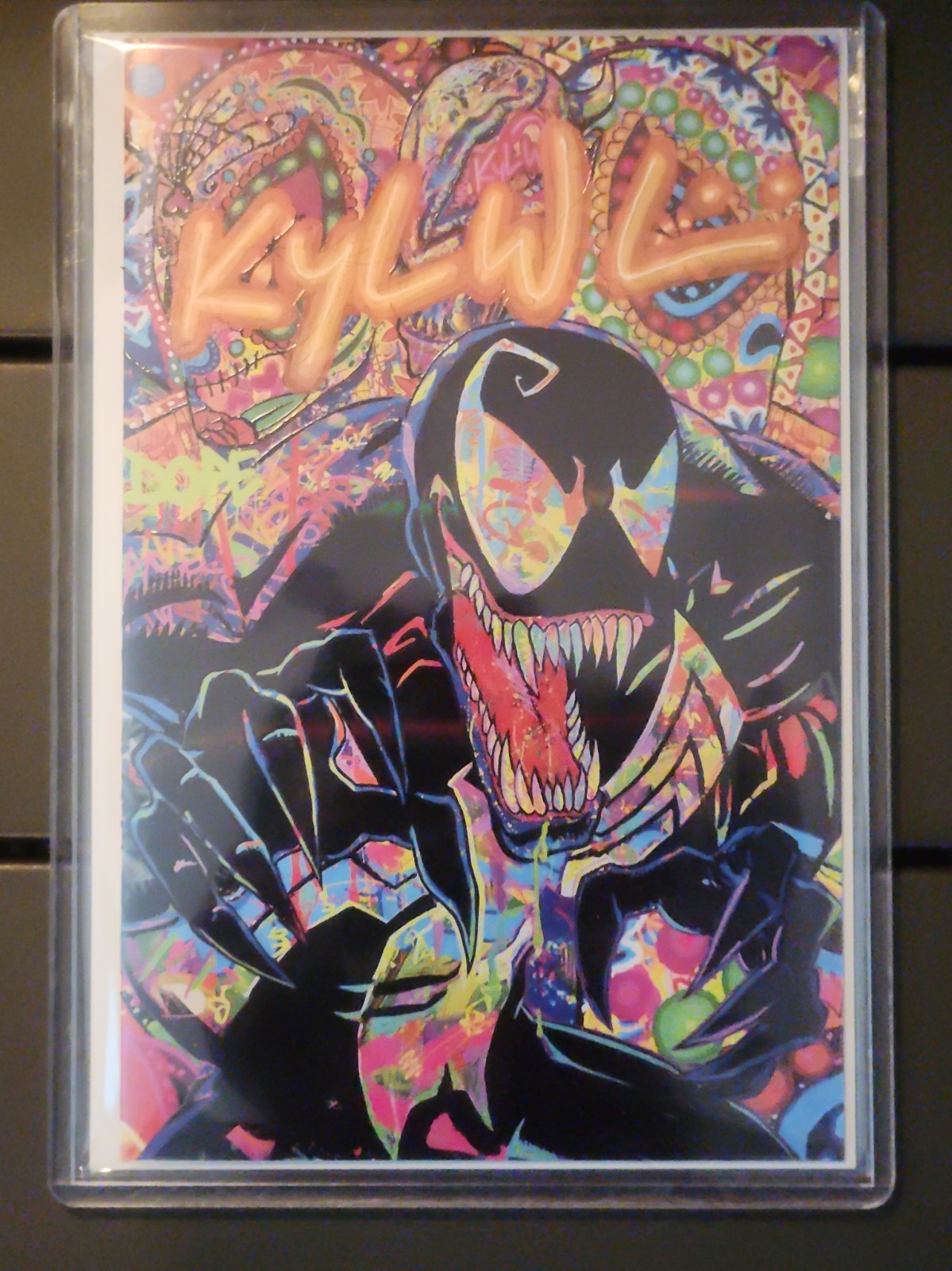 Venom Dork Graffiti Foil Embossed Kyle Willis Limited W/ Special Signature W/COA
