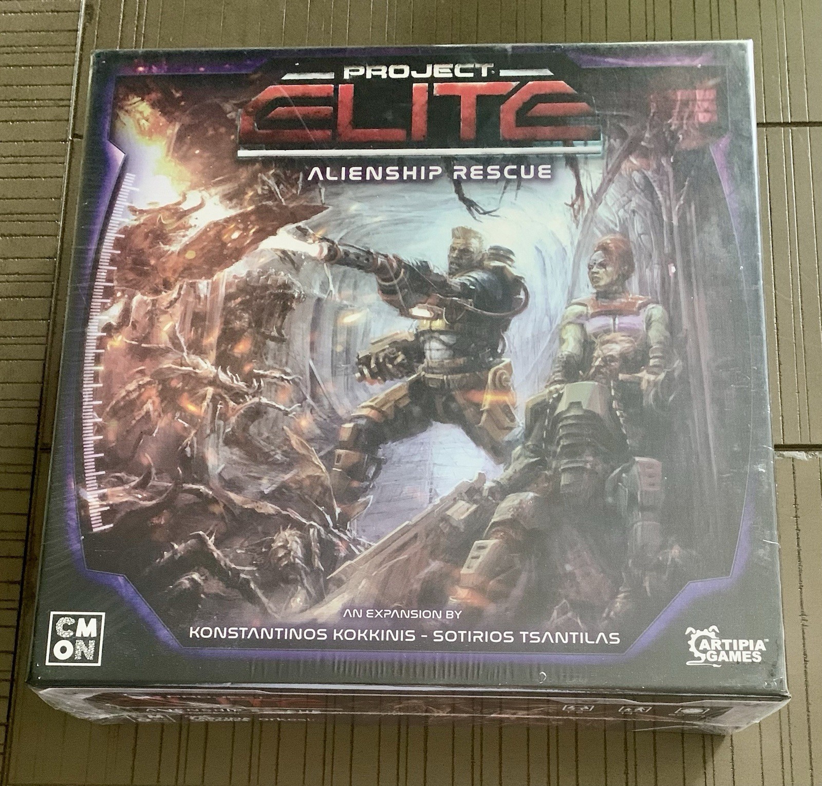 Project ELITE Alienship Rescue Expansion CMON kickstarter New in box/shrink Project ELITE Alienship Rescue Expansion CMON kickstarter New in box/shrink