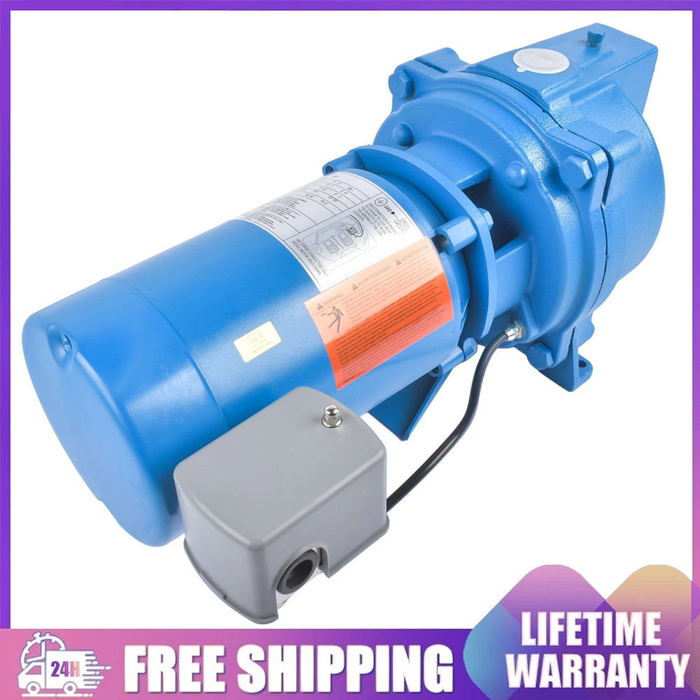 J10S 1 HP 115 / 230 V Shallow Well Jet Pump Single Phase 3500 RPM 60 Hz J10S 1 HP 115 / 230 V Shallow Well Jet Pump Single Phase 3500 RPM 60 Hz