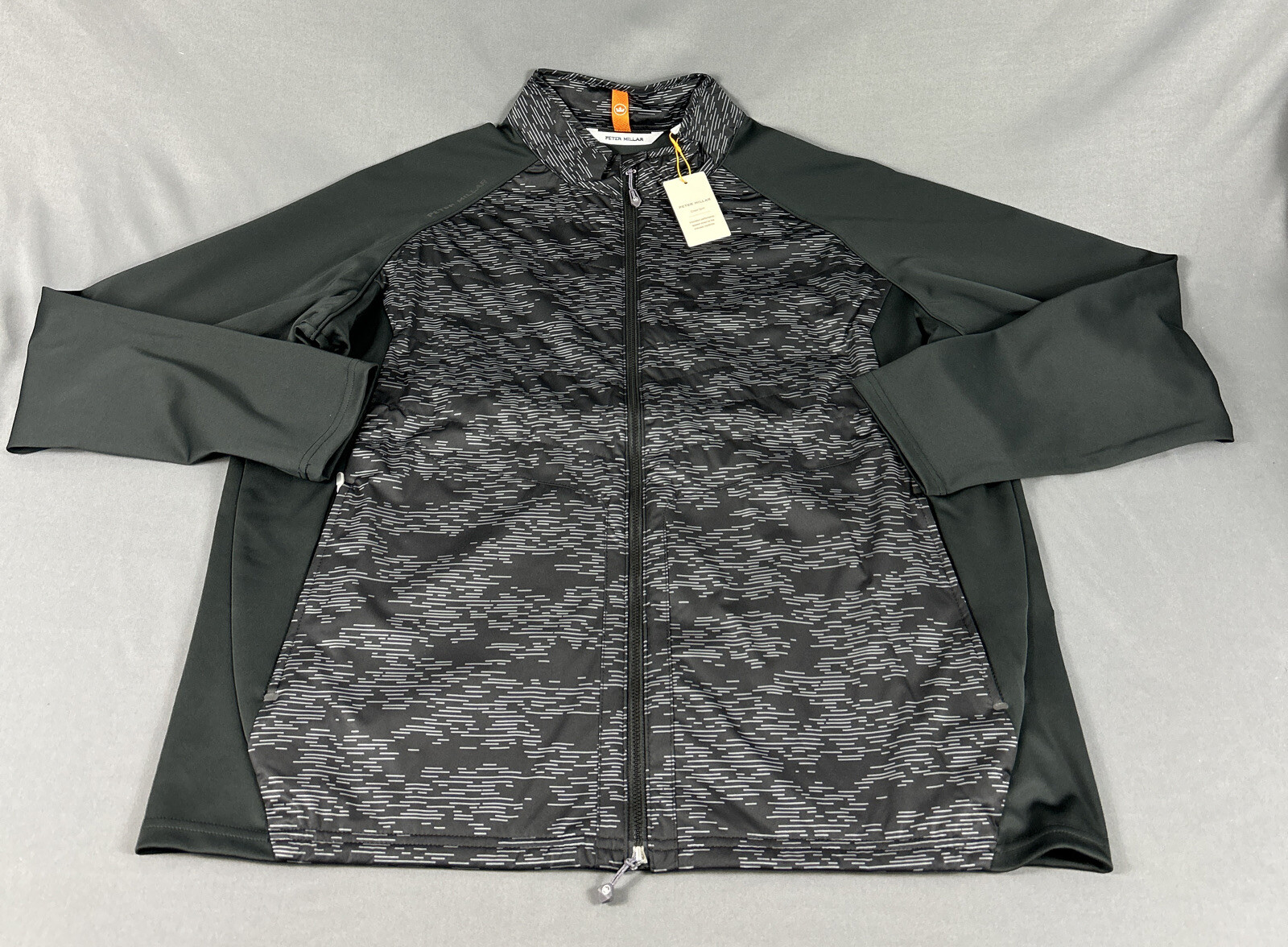 Peter Millar Golf Jacket Crown Sport Merge Elite Camo Print XXL Black MSRP $230