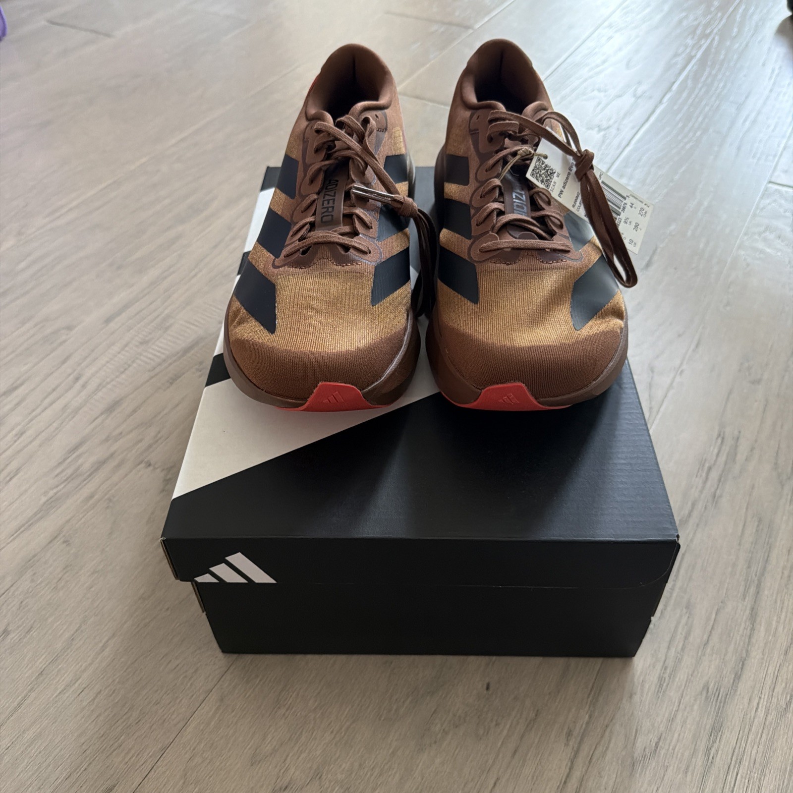 Adidas PW Adizero Evo SL Pharrell Williams Humanrace Preloved Brown KJ8809 SZ 10