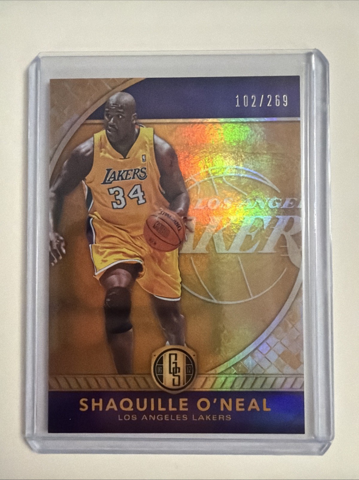 2016-17 Panini Gold Standard - Shaquille O'Neal #102/269 2016-17 Panini Gold Standard - Shaquille O'Neal #102/269
