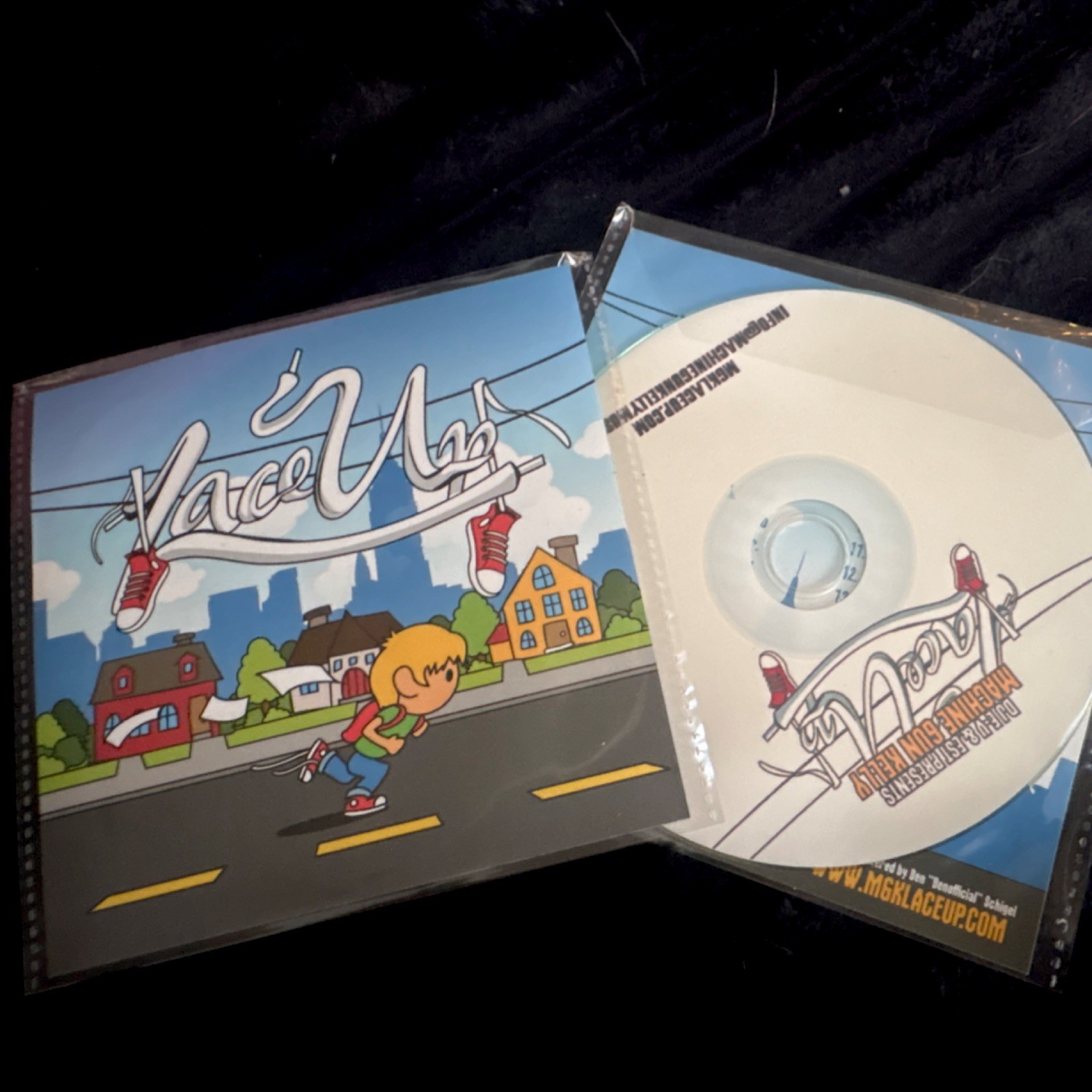 Rare original Machine Gun Kelly (MGK) Lace Up Mixtape Album Rap & Hip-Hop DJ EV 