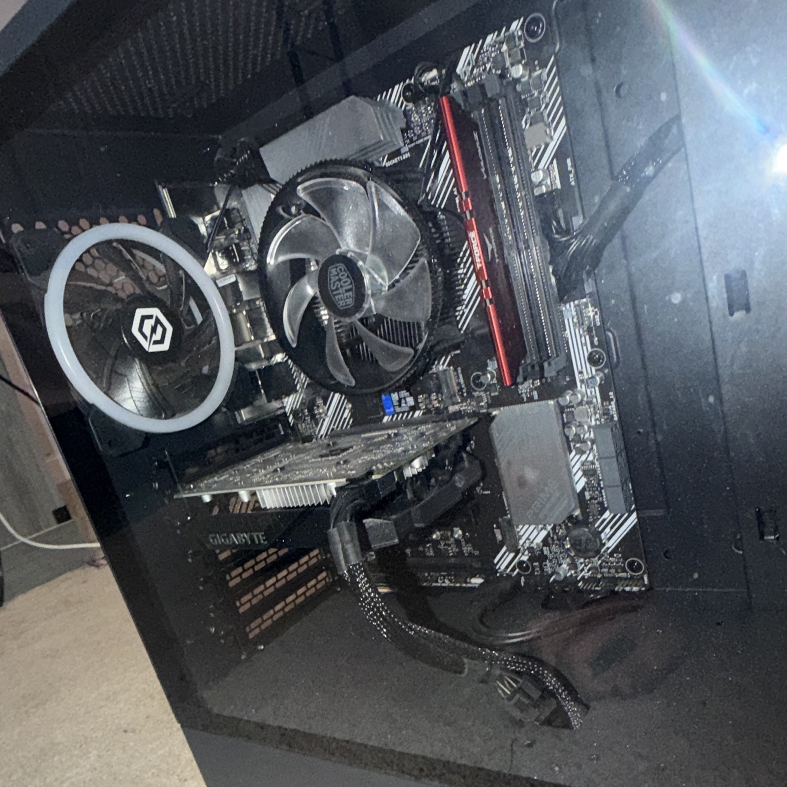 CyberPowerPC Series C Gaming Desktop Tower, Dedicated Graphics, RGB, Black