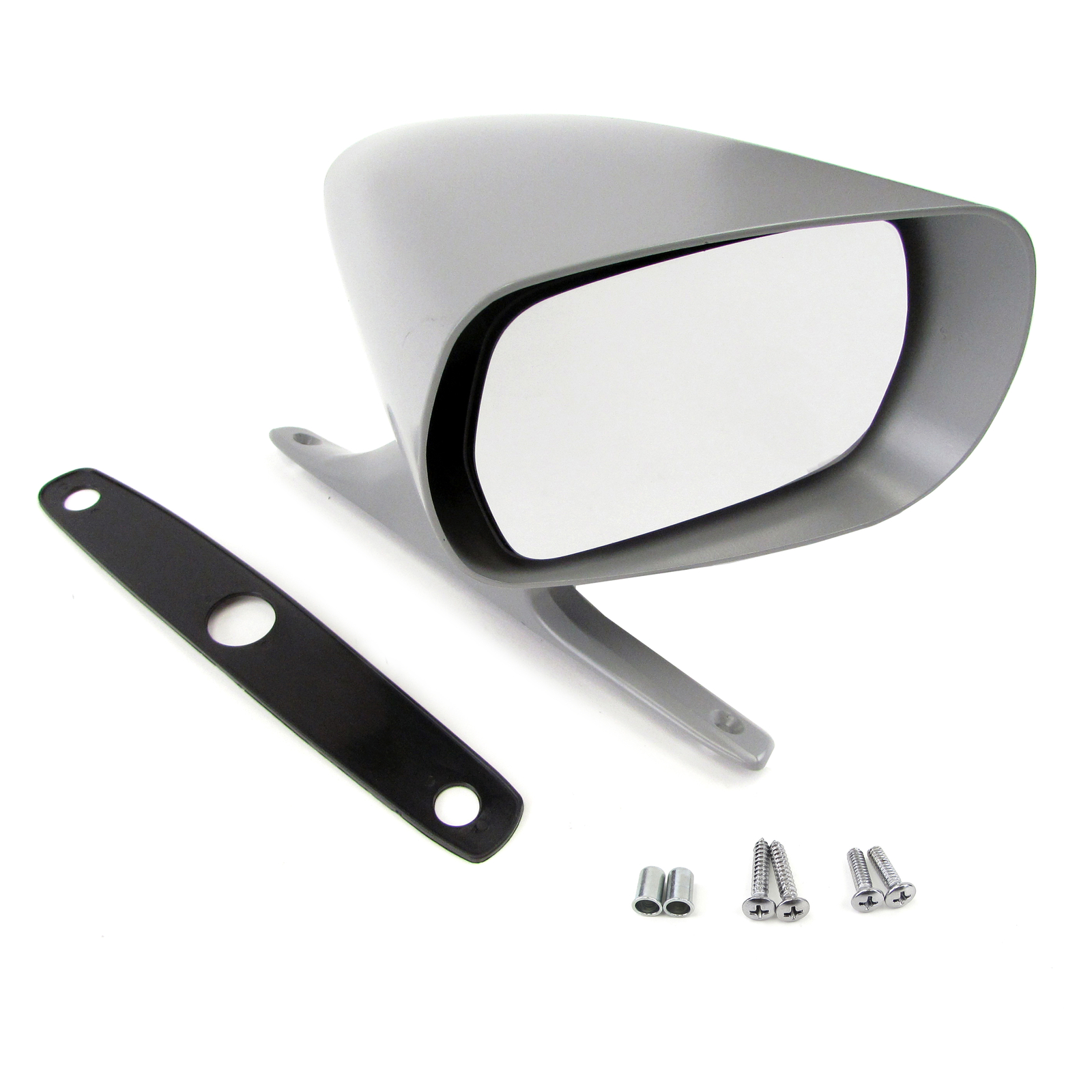 Outside Racing Mirror Dummy RIGHT Primer 1969-1973 Cougar Outside Racing Mirror Dummy RIGHT Primer 1969-1973 Cougar