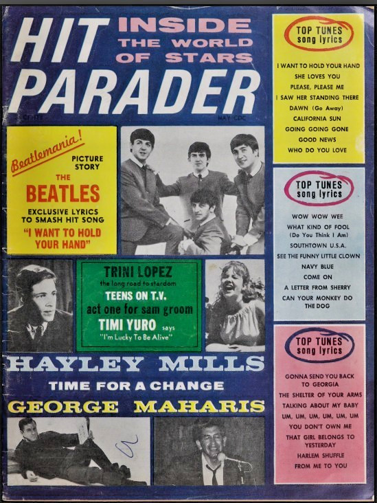 HIT PARADER MAGAZINE 530 Unique Issue Collection PDF Format On USB ThumbDrive