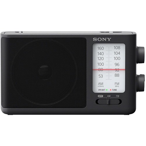 OB* Sony ICF-506 Portable AM/FM Radio - Black