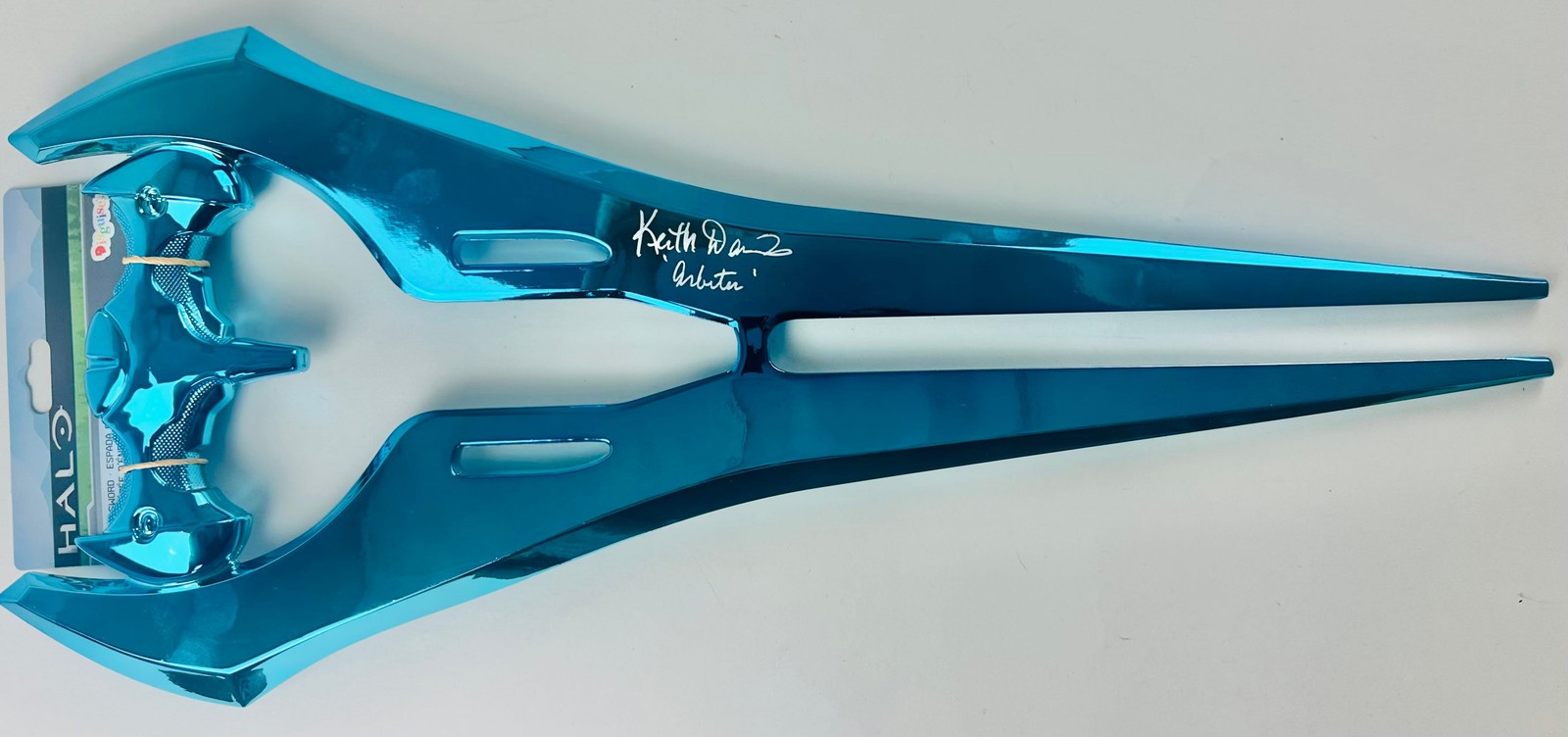 Keith David Signed Chrome Energy Sword Arbiter Halo Licensed Autograph BAS 732