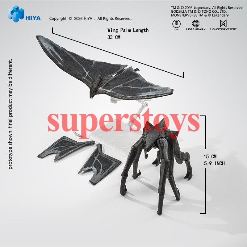 Presale HIYA EBG0240 Godzilla 2014 Male & Female Muto Set Action Figure Model