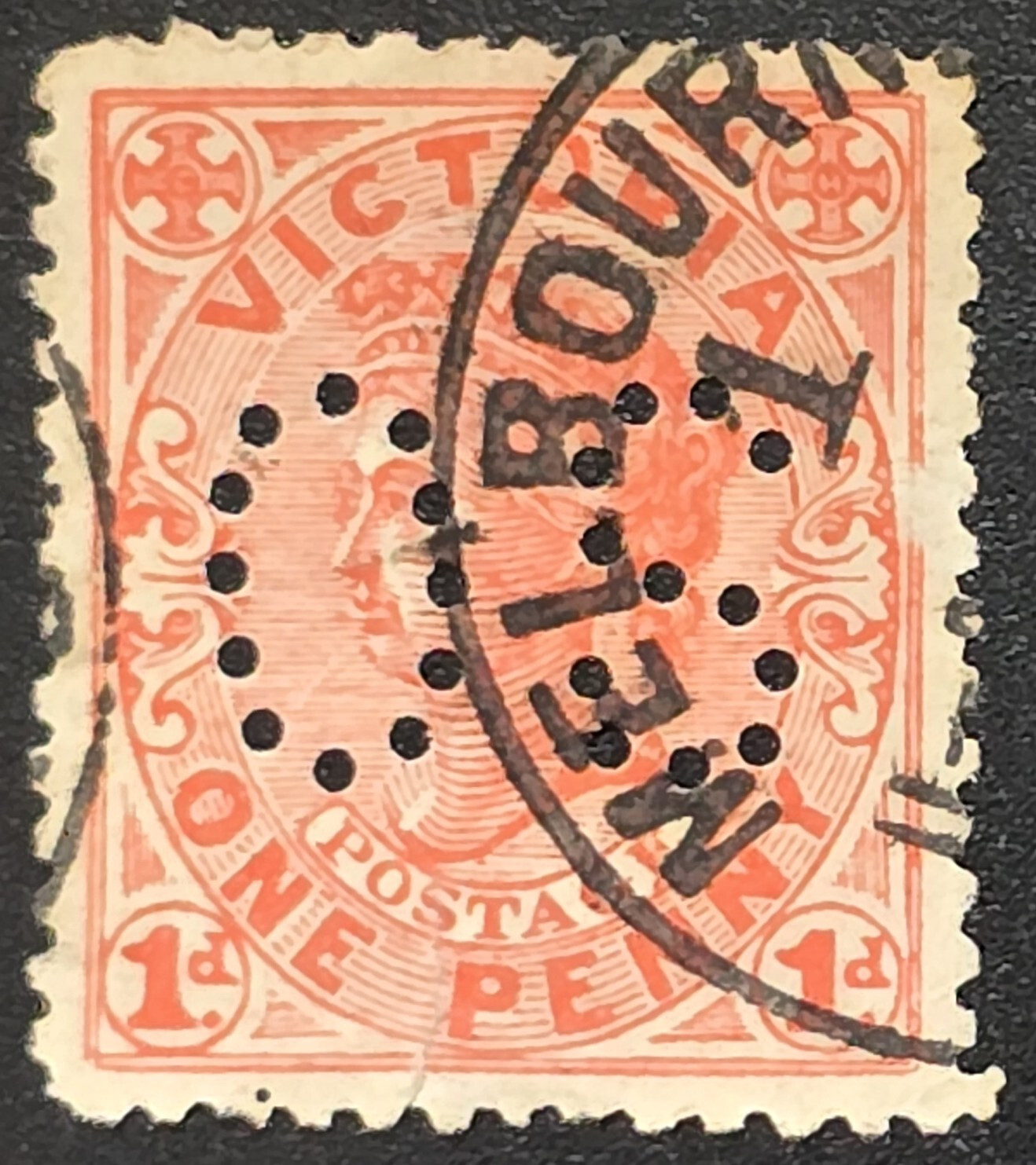 Australia 1889 - 1900 Victoria 1d - \ Australia 1889 - 1900 Victoria 1d - \