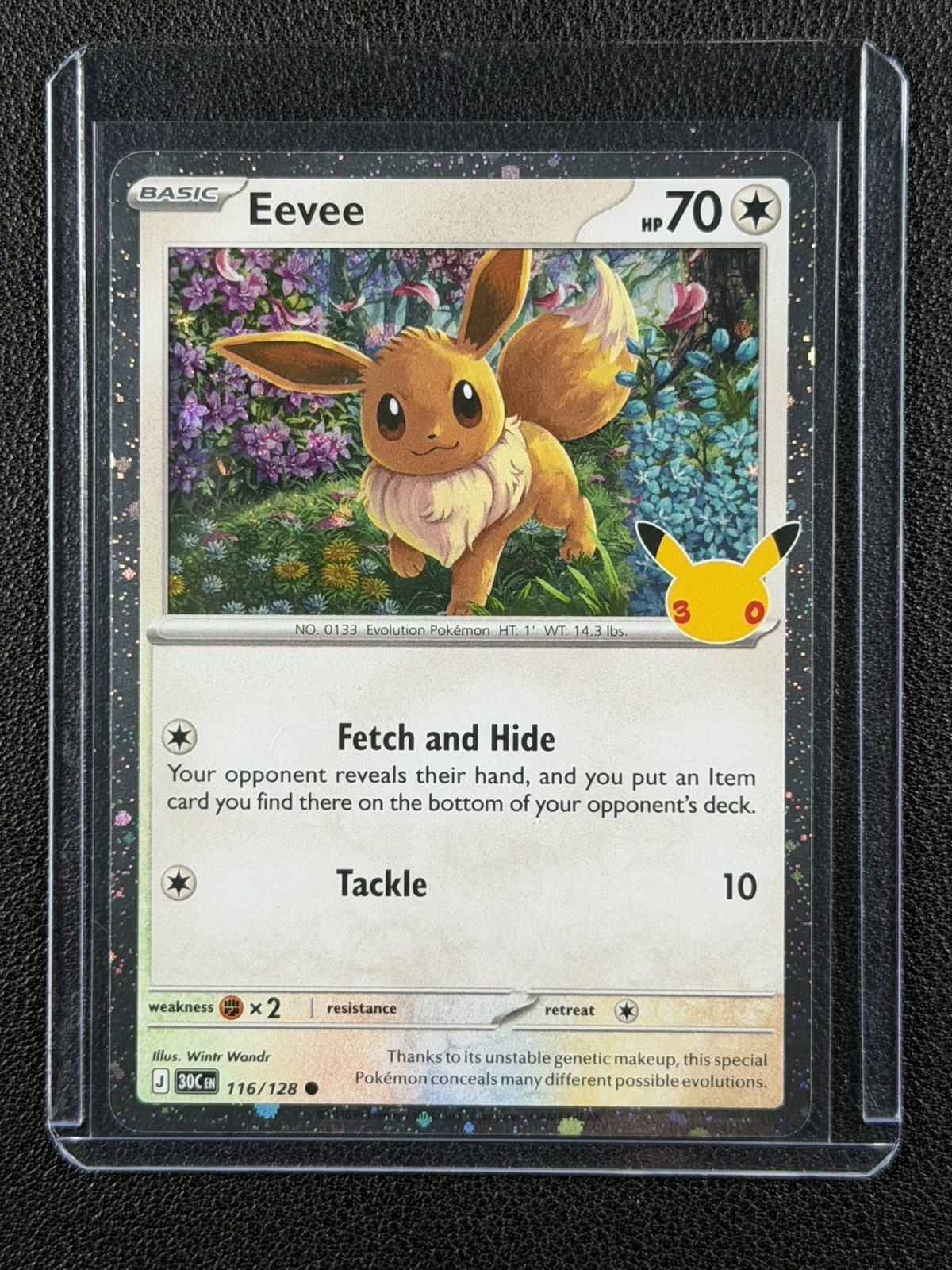 Eevee (30th Anniversary) - Miscellaneous Cards & Products #133 Holo PRERELEASE 