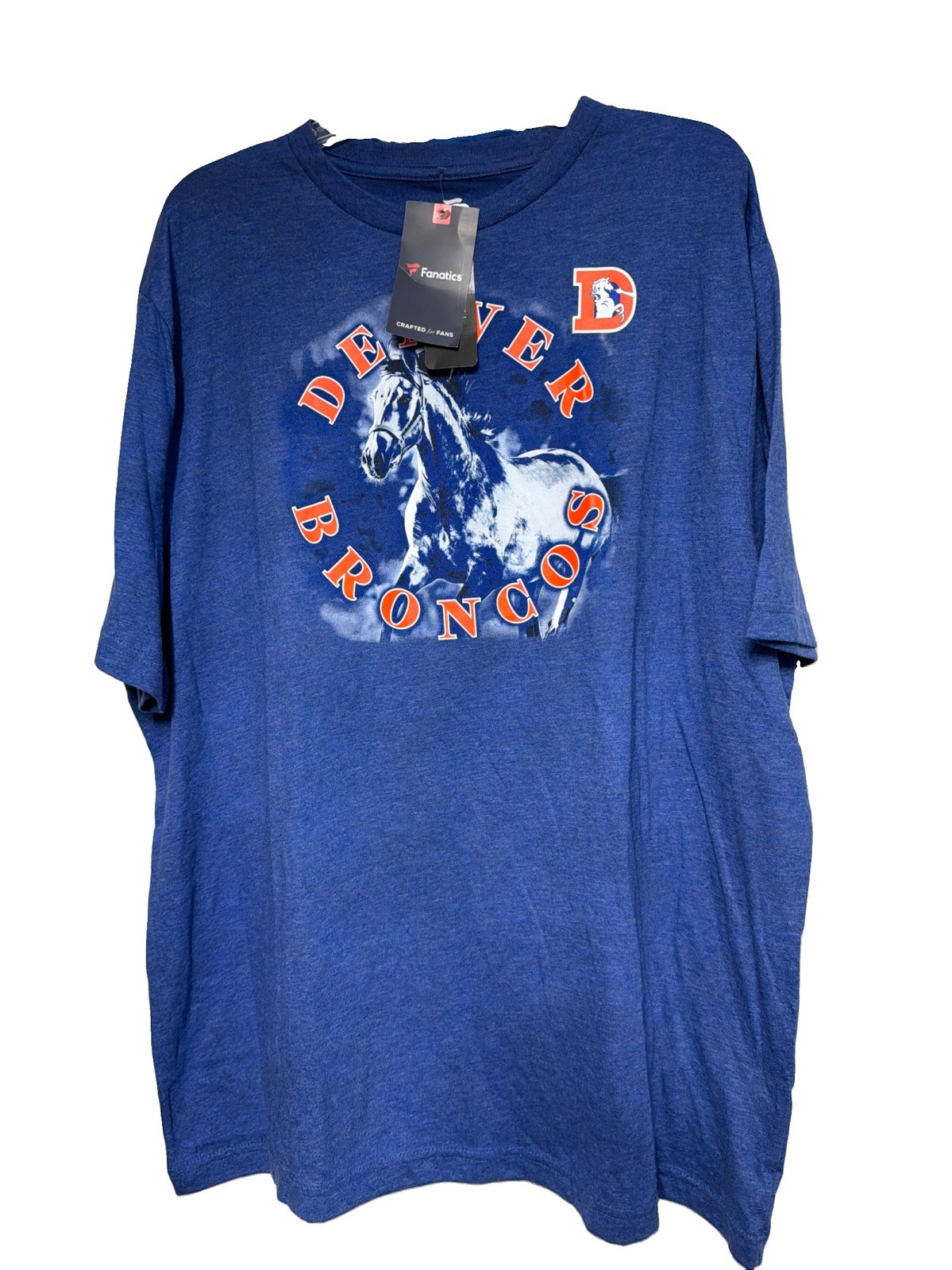 NEW Fanatics Denver Broncos Shirt Size 2 XL NFL Football NEW Fanatics Denver Broncos Shirt Size 2 XL NFL Football