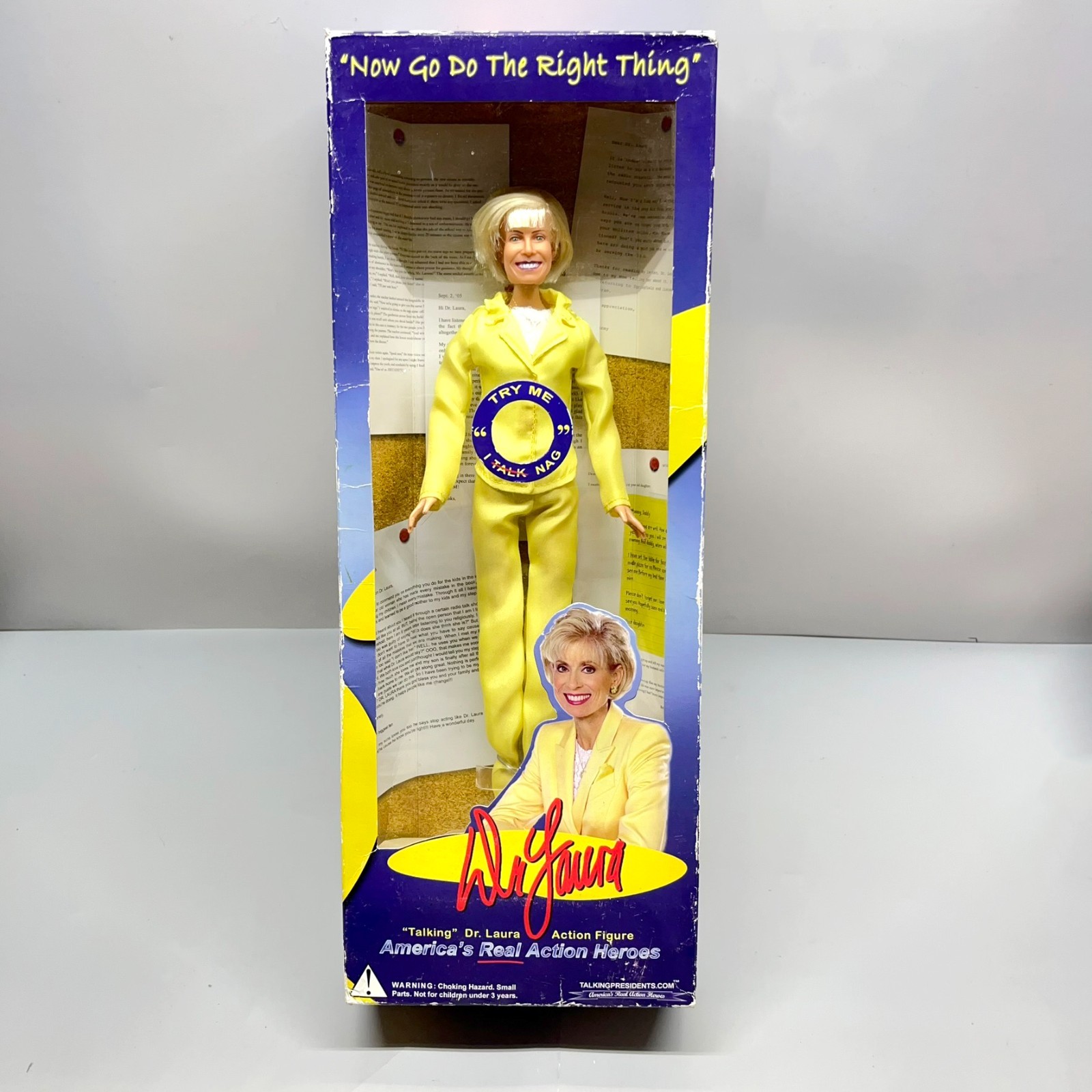 NOS Vintage Dr. Laura Schlessinger Talking Action Figure 11