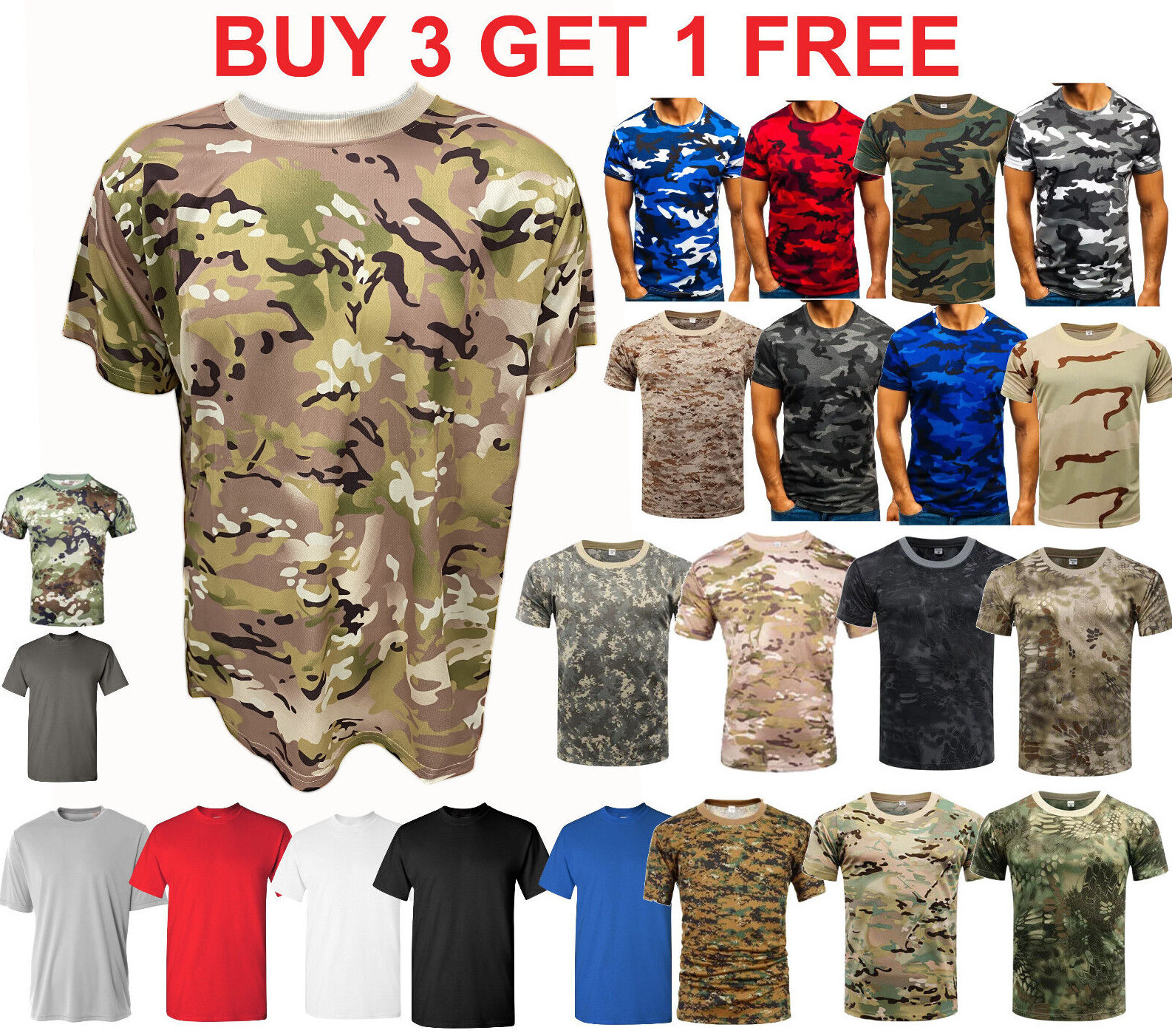 T-shirt Men\'s Tee mens short sleeve  plain T shirt