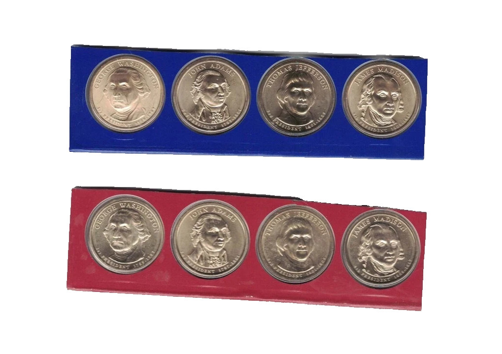 2007 P&D Presidential Dollars in U.S. Mint Set Plastic -Satin Finish- 