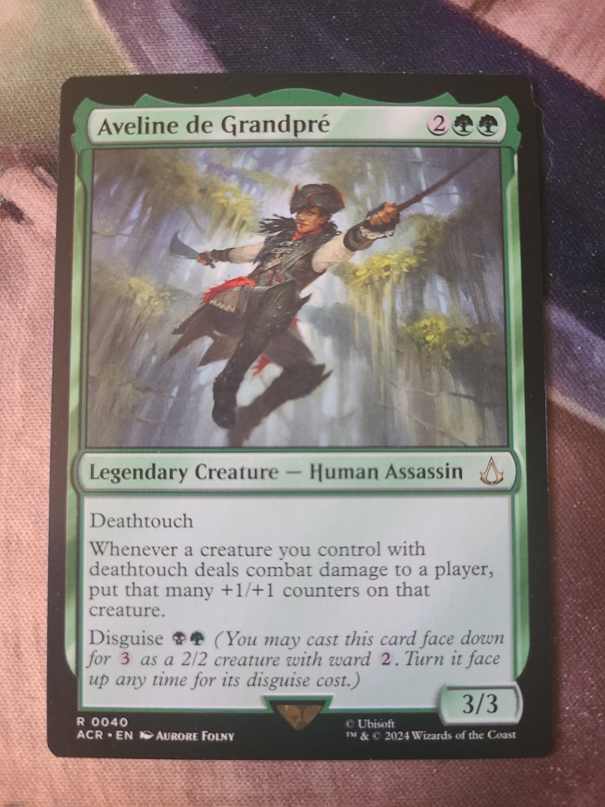 MTG EDH Custom Commander Deck: Aveline de Grandpre - BG Deathtouch MTG EDH Custom Commander Deck: Aveline de Grandpre - BG Deathtouch