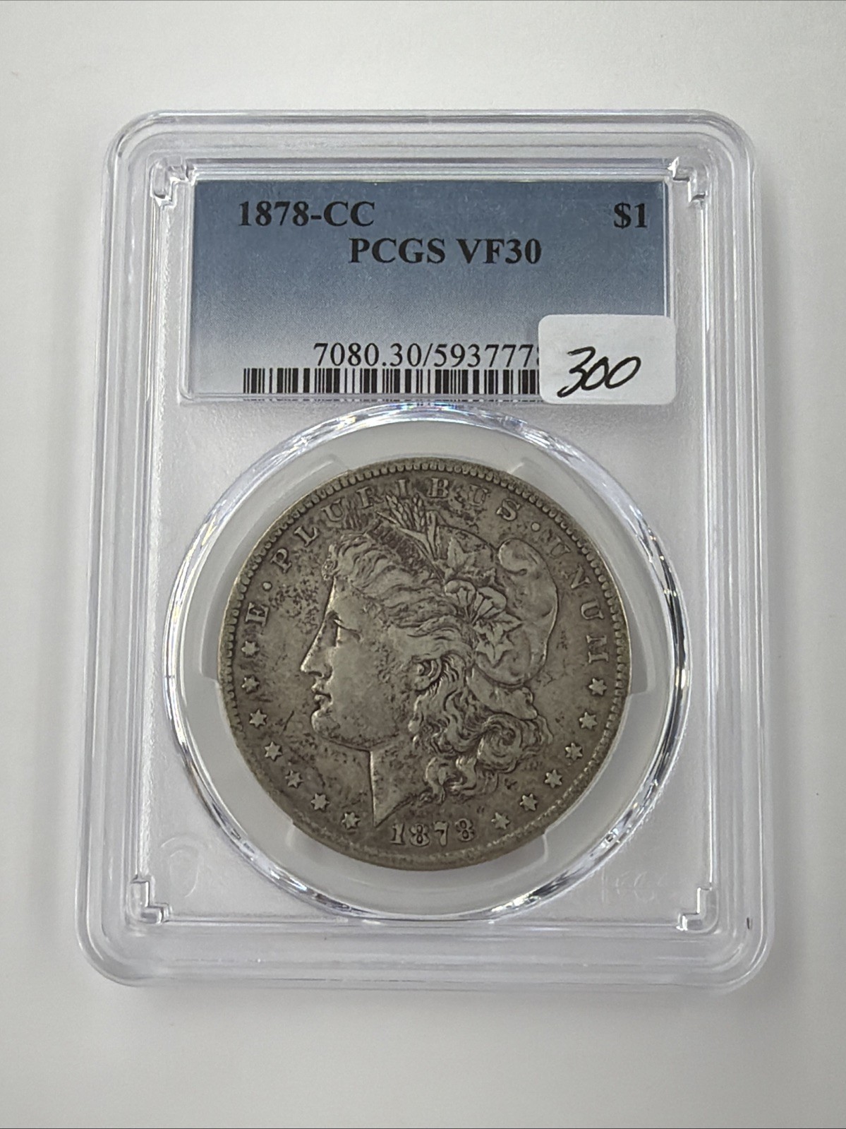 1878-CC $1 PCGS VF30