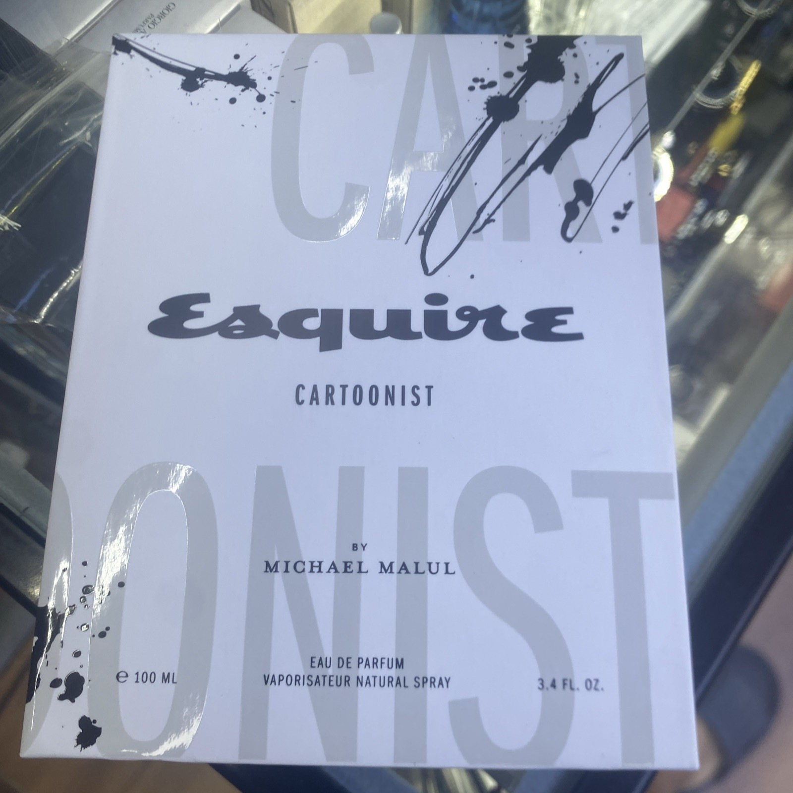 ESQUIRE CARTOONIST BY MICHAEL MALUL  EAU DE PARFUM SPRAY 3.4 oz / 100 ML NEW