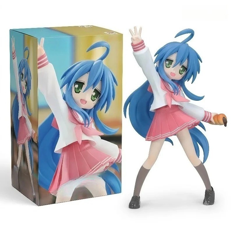 15cm Lucky Star Kagami Hiiragi Tsukasa PVC Anime Figure Collectible Toy