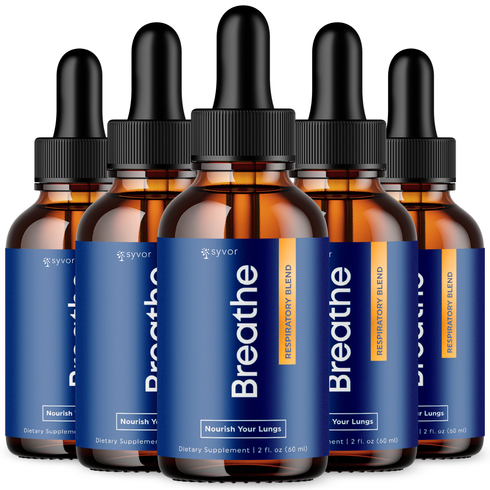 Breathe Respiratory Blend Drops Advanced Formula Lung Maximum Support (5 Pack) Breathe Respiratory Blend Drops Advanced Formula Lung Maximum Support (5 Pack)
