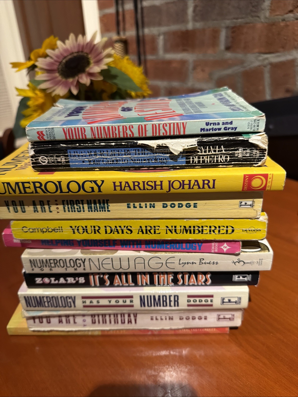Vintage New Age Metaphysical, Numerology & Tarot Paperback Book Lot - 10 Books