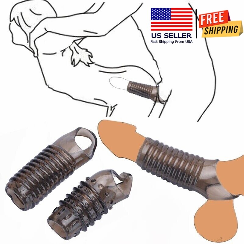 Male Cock Ring Delay Ejaculation Penis Stimulator Sleeve for Couple Sex Toys