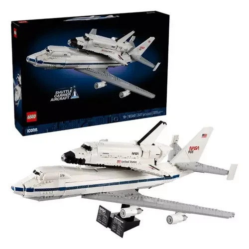 LEGO Icons Shuttle Carrier Aircraft Building Set for Adults - 10360
