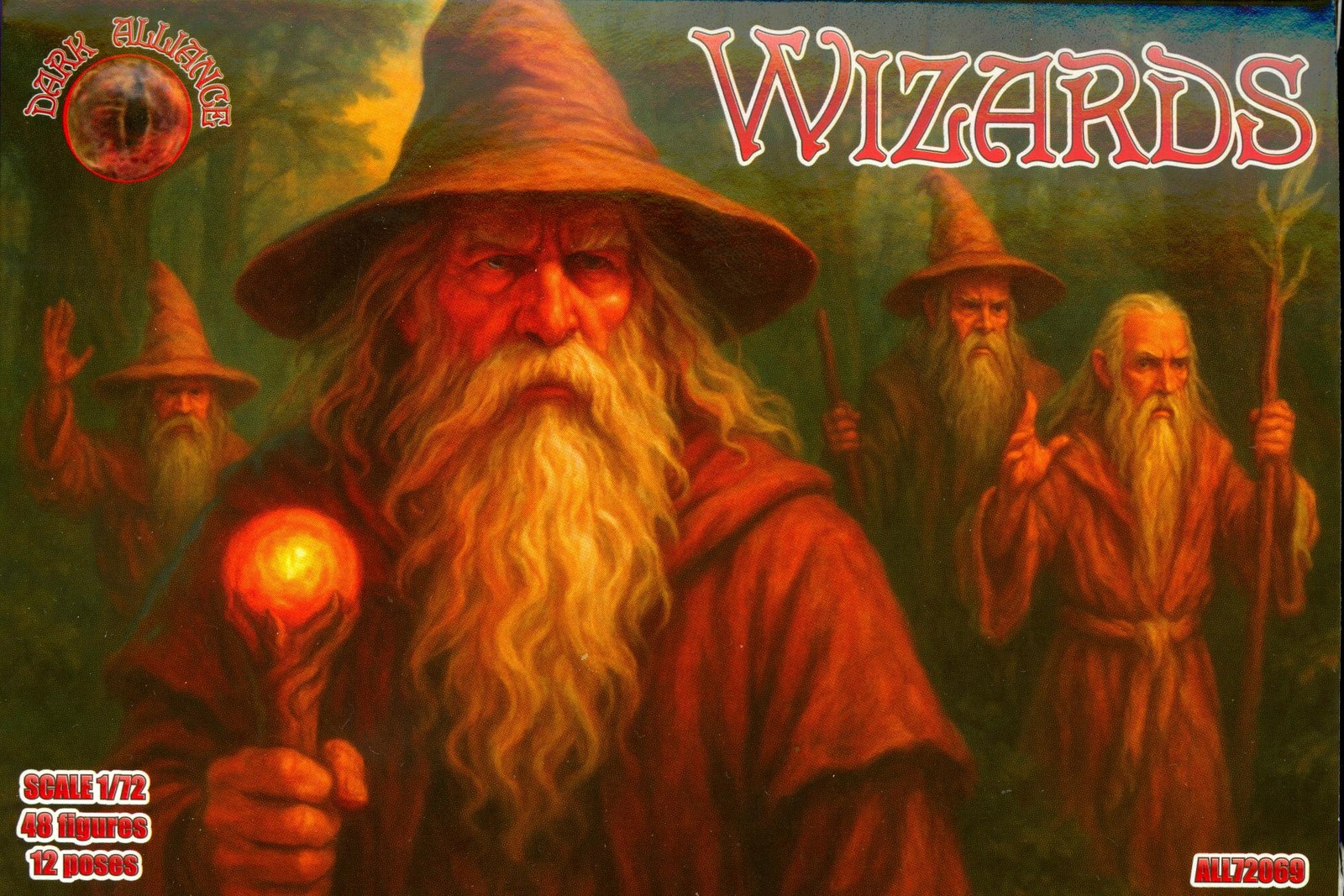 Dark Alliance Figures 1/72 WIZARDS Figure Set