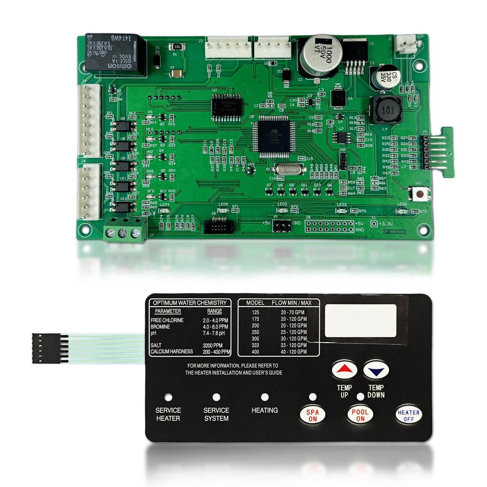 42002-0007S Control Board Kit Replacement for Most Pentair MasterTemp Sta-Rite M 42002-0007S Control Board Kit Replacement for Most Pentair MasterTemp Sta-Rite M