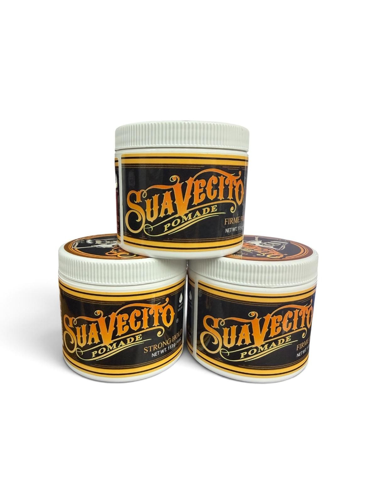Suavecito Pomade Firme Hold - 4oz – Pack of 3