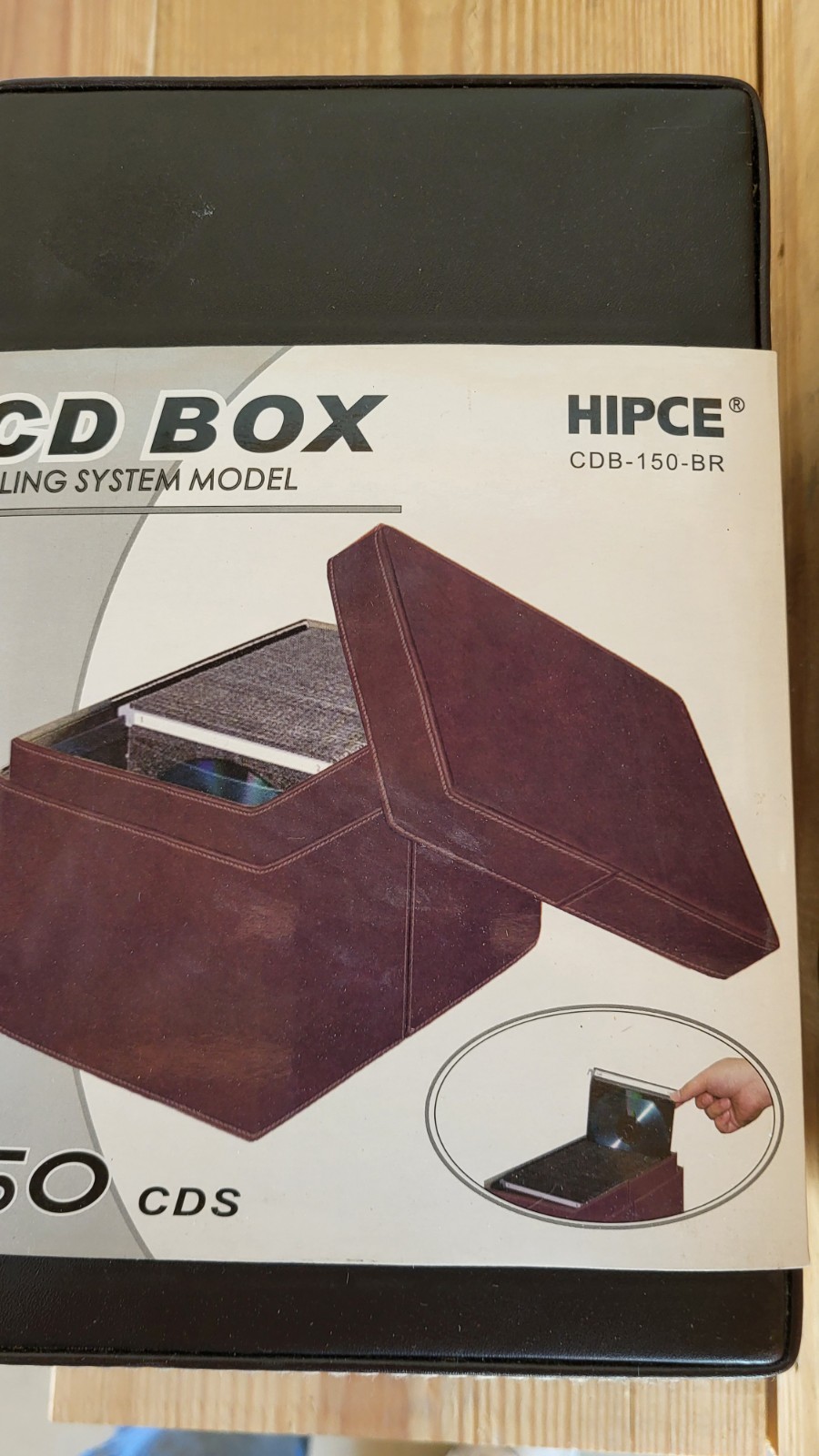 HIPCE CD STORAGE CASE LID Desktop disc storage box NEW HIPCE CD STORAGE CASE LID Desktop disc storage box NEW