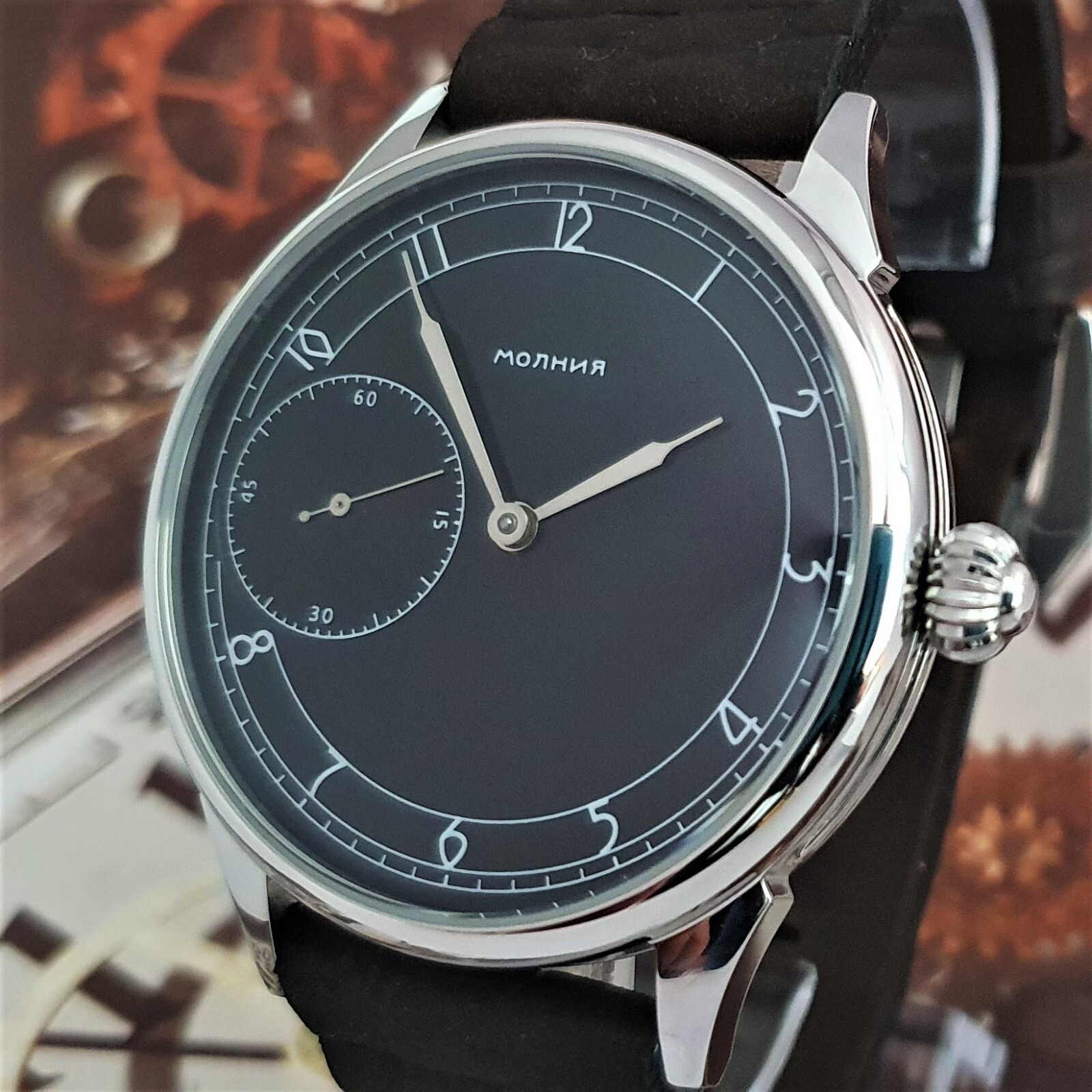 Watch Marriage MOLNIJA 1955 year 3601  Wristwatch Mechanical Vintage Style USSR