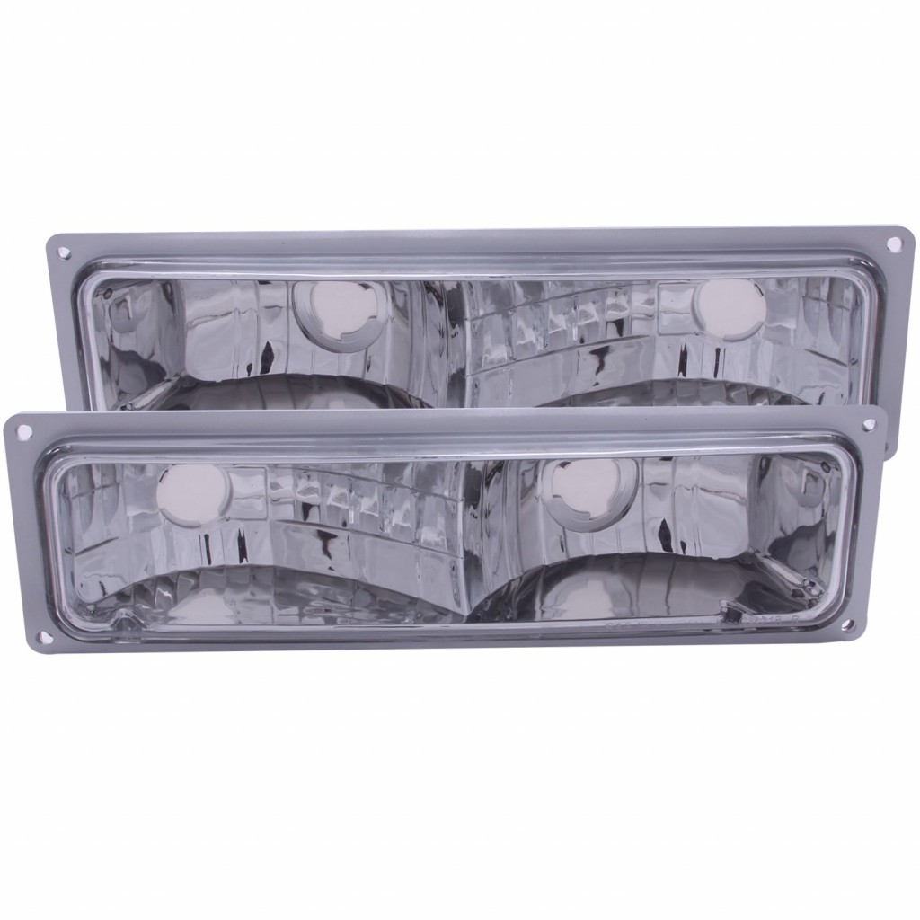 ANZO For GMC K1500 1988-1998 Parking Lights Euro Chrome